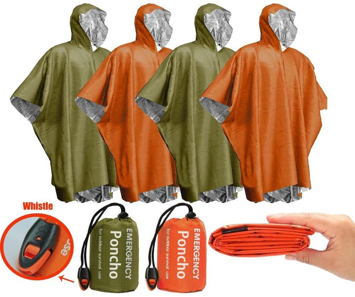Unisex 3-i-1 Regnponcho – Allsidig Værbeskyttelse for Utendørs