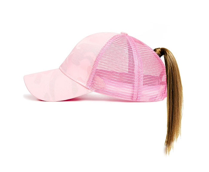 Unisex Baseballcap med Hestehaleåpning for Aktiv Hverdag
