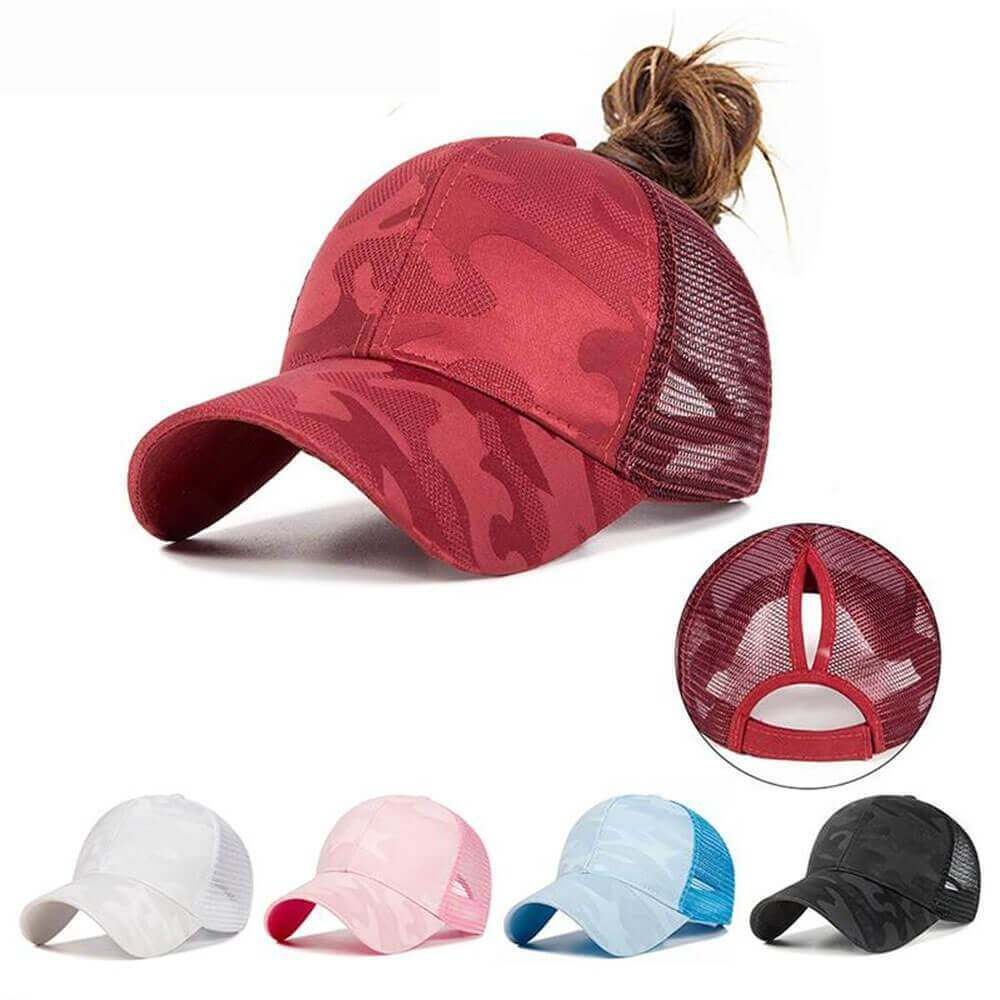 Unisex Baseballcap med Hestehaleåpning for Aktiv Hverdag