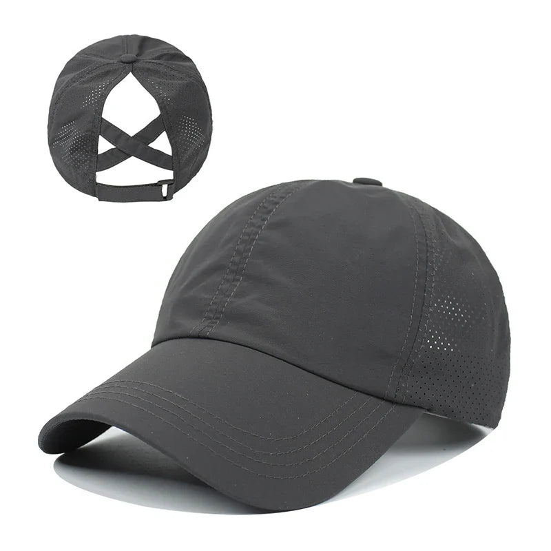 Unisex Baseballcaps med Justerbar Passform for Sport &amp; Fritid
