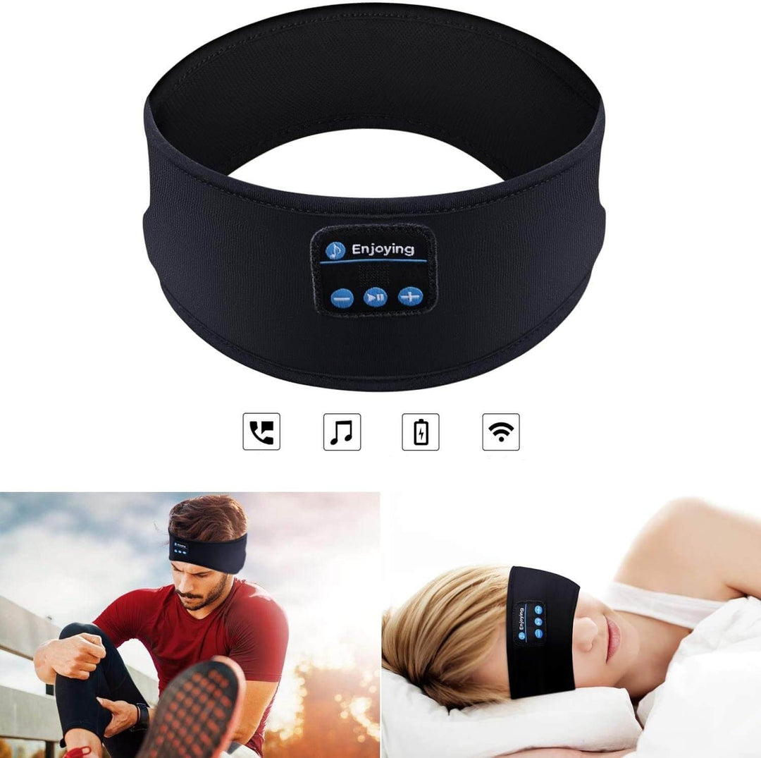 Unisex Bluetooth Pannebånd med Integrerte Hodetelefoner