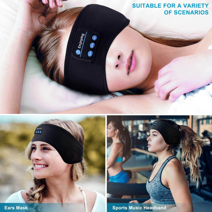 Unisex Bluetooth Pannebånd med Integrerte Hodetelefoner