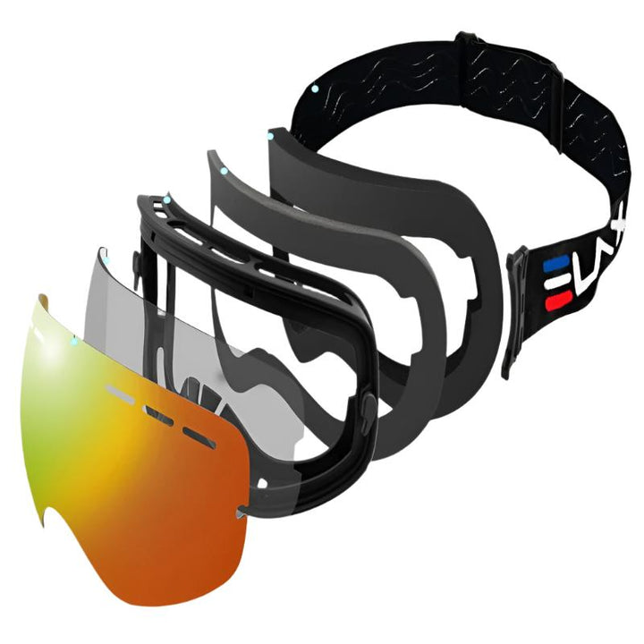 Unisex Dobbeltlags Anti-Dugg Skibriller