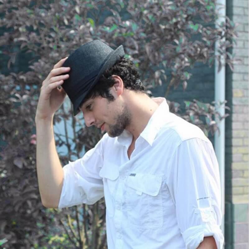Unisex Fedora Panama Solhatt