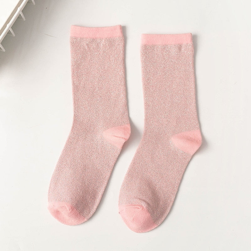 Unisex Glitrende Sokker