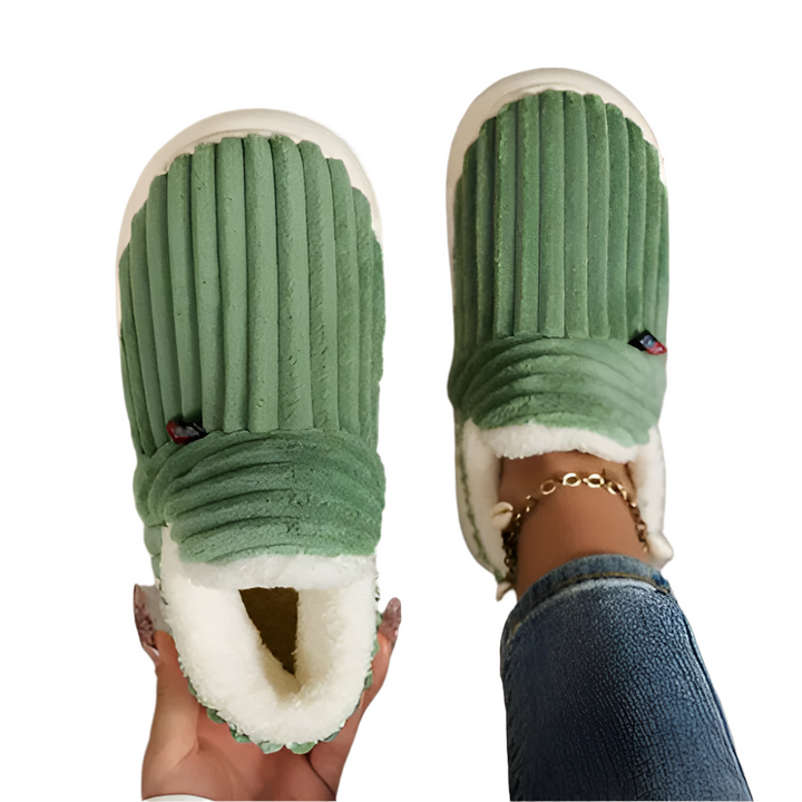 Unisex Komfort Tøfler – Myk Plysj &amp; Anti-Skli Såle