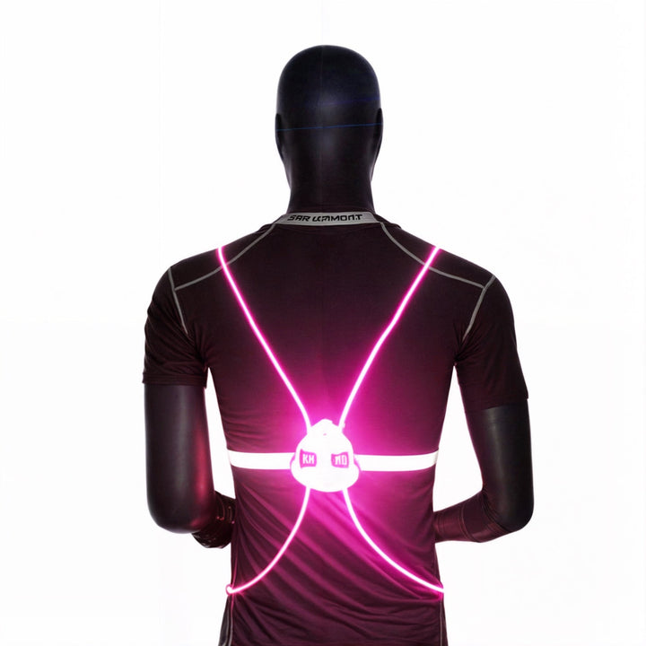 Unisex LED Refleksvest for Maksimal Synlighet og Sikkerhet i Mørket
