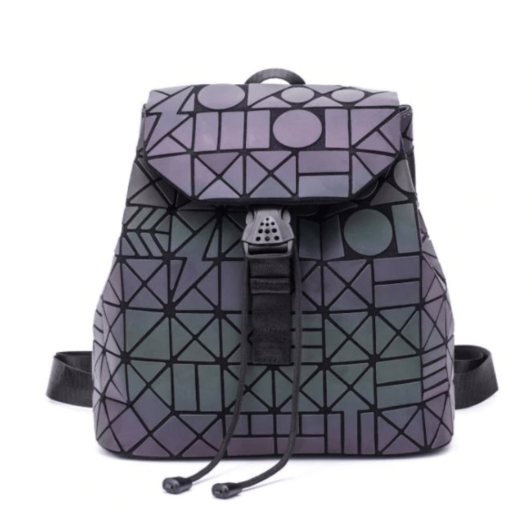 Unisex Lysende Geometrisk Ryggsekk