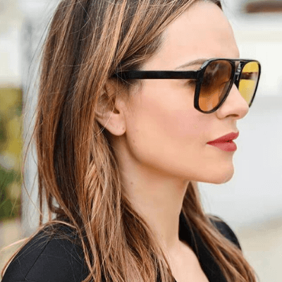 Unisex Retro Aviator Solbriller med UV400 Beskyttelse