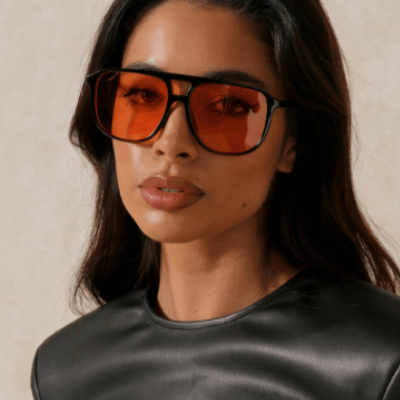 Unisex Retro Aviator Solbriller med UV400 Beskyttelse