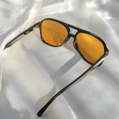Unisex Retro Aviator Solbriller med UV400 Beskyttelse