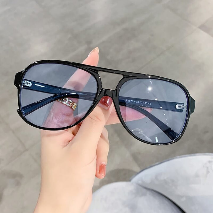 Unisex Retro Aviator Solbriller med UV400 Beskyttelse