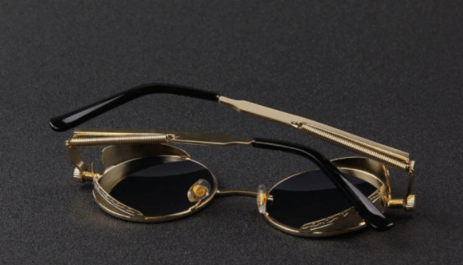Unisex Retro Runde Solbriller med UV400 Beskyttelse