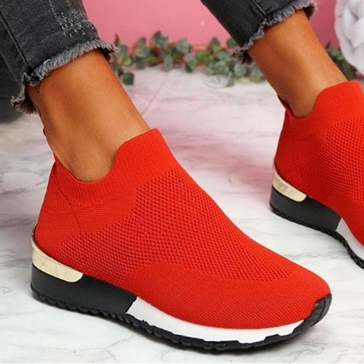 Unisex Ortopediske Slip-On Fritidssko med Pustende Mesh