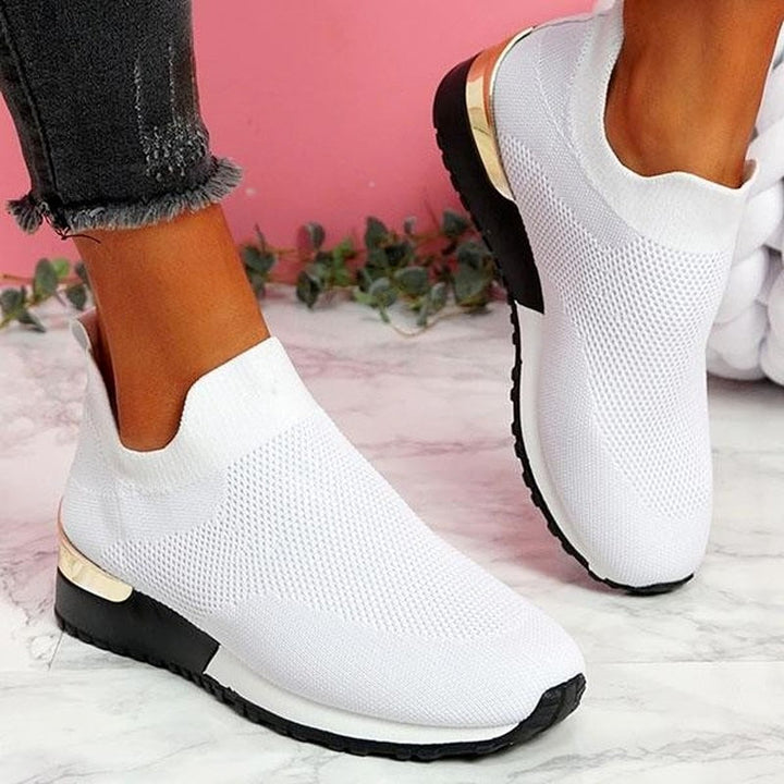 Unisex Ortopediske Slip-On Fritidssko med Pustende Mesh