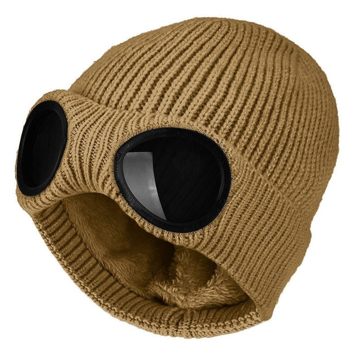 Unisex Strikket Lue med Briller