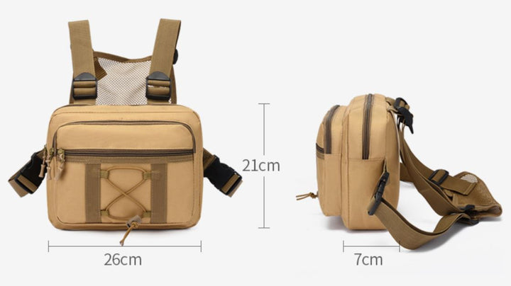 Unisex Utility Chest Bag – Durable &amp; Practical for Travel &amp; Adventure