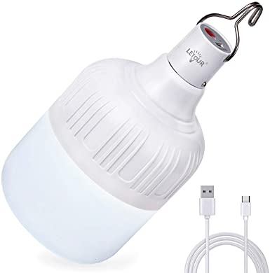 Universal Oppladbar LED Pære – Bærbar &amp; Vanntett