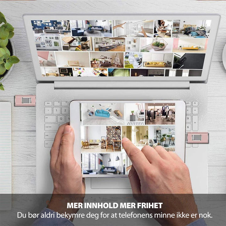 USB-minnepinne for iPhone, iPad og Android - Rask sikkerhetskopi