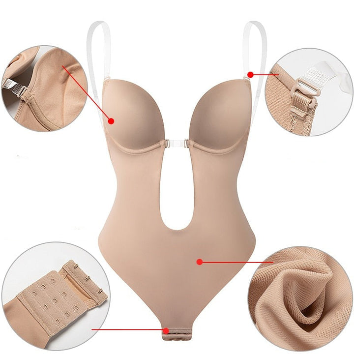Usynlig Formende Bodysuit for Kvinner – Glatte Kurver