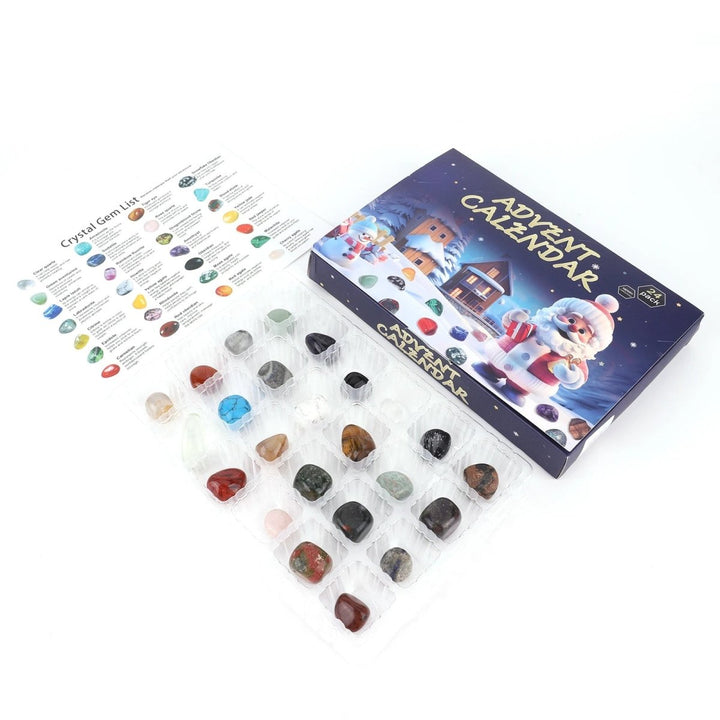 Unisex Kids Advent Kalender med Edelstener