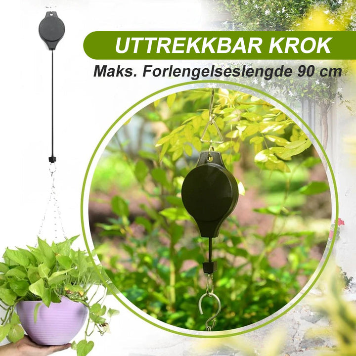 Uttrekkbar Krok for Kurver og Fuglemater - Justerbar og Holdbar