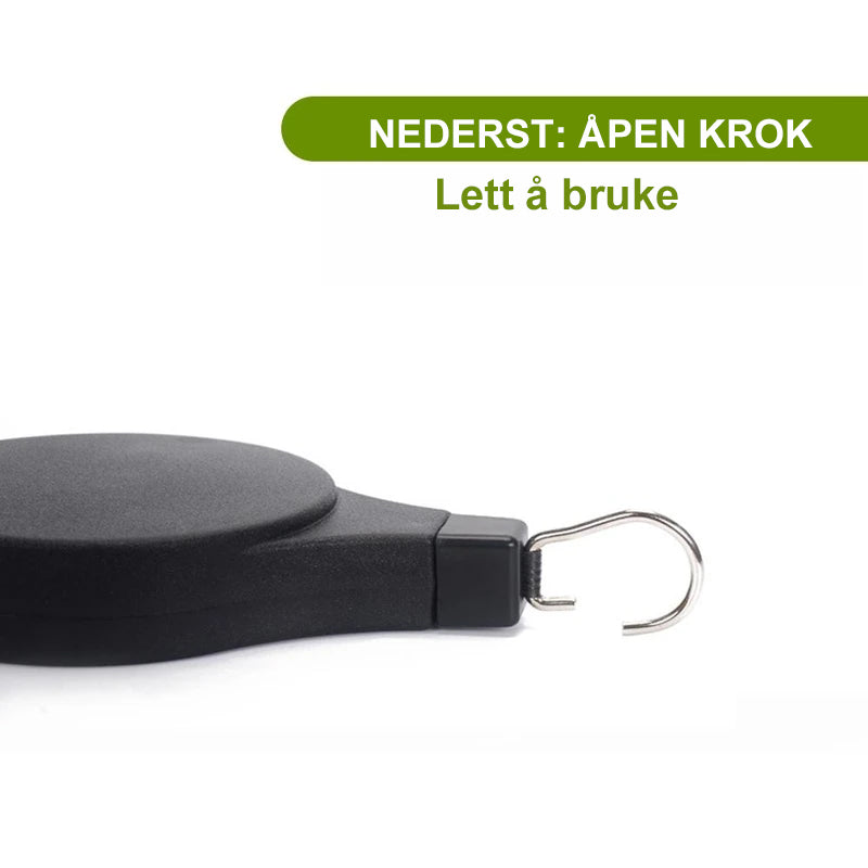 Uttrekkbar Krok for Kurver og Fuglemater - Justerbar og Holdbar