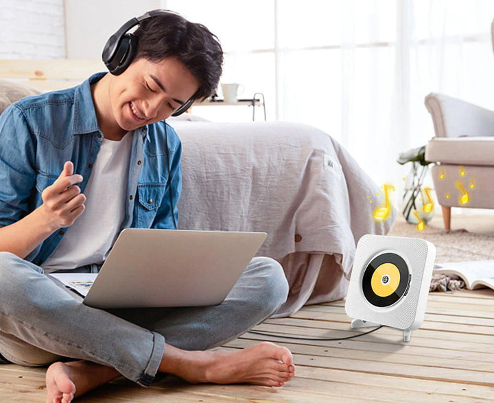 Multifunksjonell Veggmontert CD-Spiller med Bluetooth