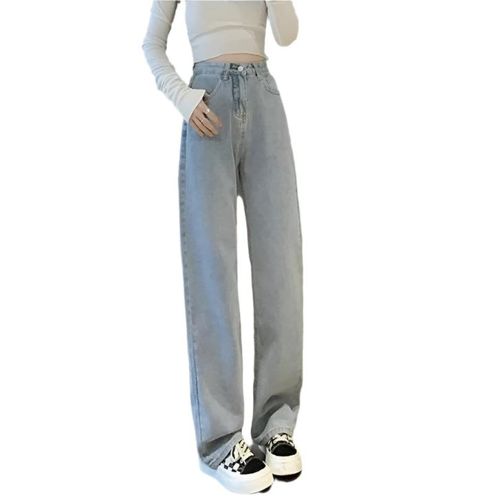 Vintage Vidbeinsjeans for Dame med Høy Midje