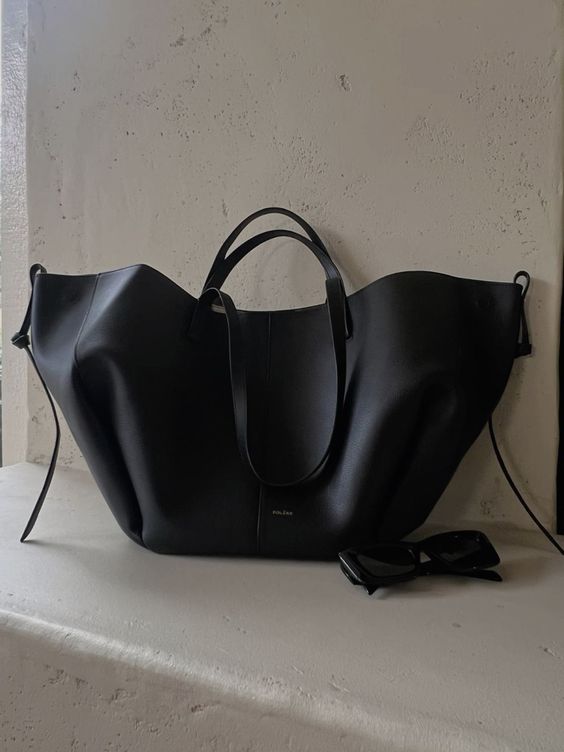 Dame Vintage Tote Bag med Sikker Lukning og Skulderremme